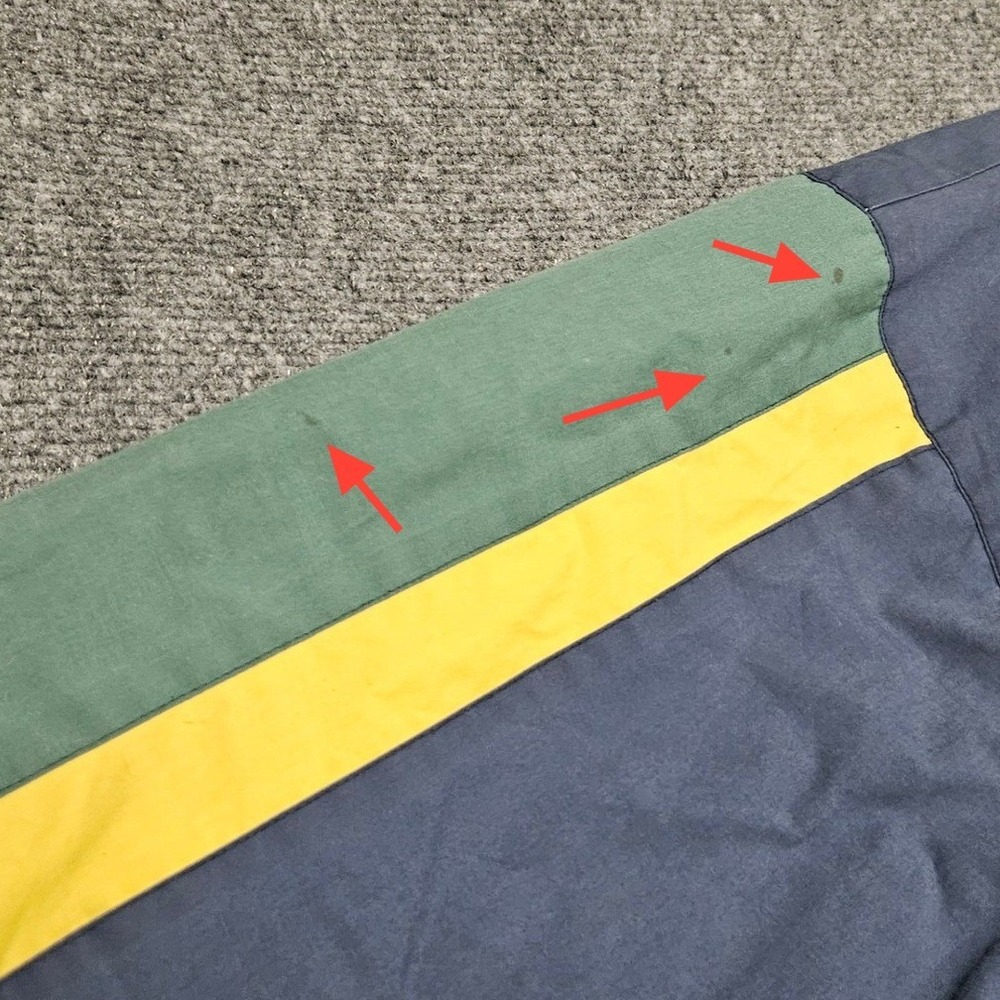 Vintage‎ Club Europa Jacket Size 40 Colorblock Retro 80s 90s Streetwear Stripe - Picture 5 of 8